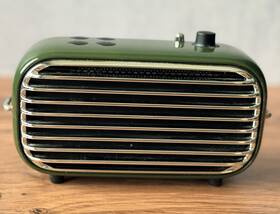 Ep203 Lofree Poison M Retro Bluetooth Speaker Green Portable Tested