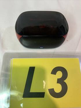 Logitech 097855082053 Mini Boombox With Bluetooth Smartphone Laptop Tablet Speaker Red Tested