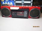 M-gt7 Sanyo Vintage Outsider Red Boombox Rare Shortwave Version Cassette