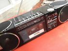 S560 M Sanyo Vintage Radio Cassette Boombox Ghetto Blaster Speaker All Working