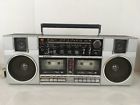 M-w2k M W220 Sanyo Vintage Boombox Stereo Double Cassette Recorder