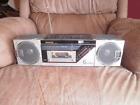M7735 Sanyo Vintage Boombox Radio Stereo Cassette Tape Recorder Speakers