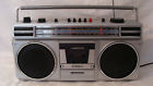 M9705a Sanyo Vintage Cassette Rcorder Boom Box Stereo Parts Or Repair