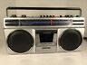M9810k Sanyo Vintage Portable Boombox Stereo Radio Cassette Recorder