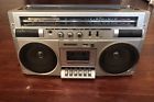 M9830 Sanyo Vintage Boombox Ghetto Blaster Am Fm Stereo Cassette Radio