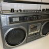 M9922rk Sanyo Vintage Boombox Portable Cassette Player Recorder