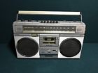 M9925a Sanyo Ghetto Blaster Stereo Cassette Player Recorder Works
