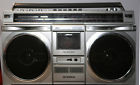 M9935k M9935 Sanyo Vintage Boombox Ghetto Blaster Work