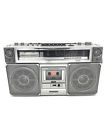 M9975lu Sanyo Vintage Stereo Radio Cassette Recorder Boombox Ghetto Blaster