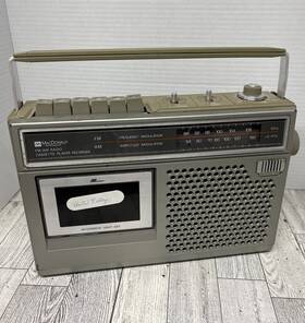Dc-241 Macdonald Vintage Fm/am Radio Cassette Player Recorder - Model