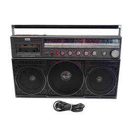 21912 Magnavox Power Player Vintage Boombox Stereo Radio Cassette