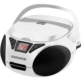 Md6924-wh Magnavox 731398692460 Portable Top Loading Cd Boombox With Am/fm Stereo Radio Inch