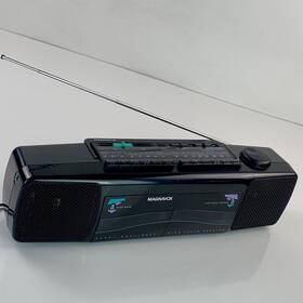 Bd8097 Magnavox 8097 Vtg Dual Cassette 80s Boombox New Belts-clean Pots-works Well Bd8097/17