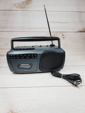 Aq4050 Magnavox Aq4050/17 Cassette Player Am/fm Radio Boombox Recorder Tested