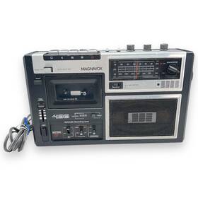 Ar496 Magnavox Vtg 80s Boombox Am-fm Cassette Player Parts/ Repair Only