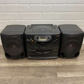 Az2615 Magnavox Vintage Radio Cassette Recorder Cdplayer Boombox Works