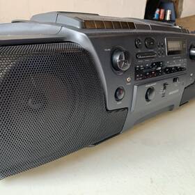Az8010 Magnavox Tested Az 8010 Boombox Cassette Cd Player And Radio Working