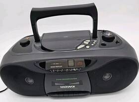 Az8061 Magnavox Vintage 1996 Dynamic Bass Boost Stereo Boombox Am/fm Cd Cassette Player
