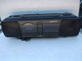 Az8100gy Magnavox Vintage Az8100 Portable Am/fm Radio/ Cd/cassette Player Boombox 1990