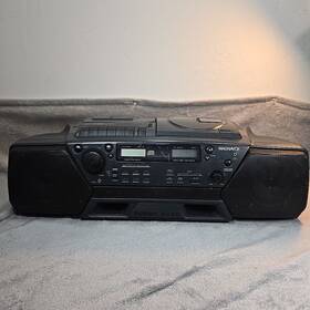 Az8210 Magnavox Parts Boom Box Am And Fm Radio Cd Cassette Player - Vintage