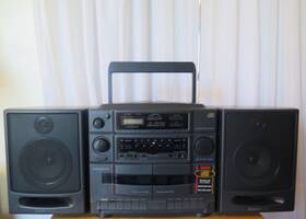 Az9435 Magnavox Vintage Cd Player Radio Boombox Portable Stereo Cassette
