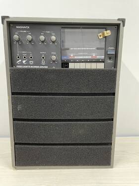 D6550 Magnavox Vintage Cassette Recorder Amplifier For Parts Or Repair Powers Up
