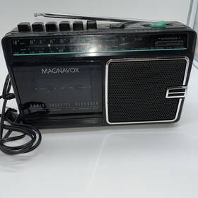 D7185-77r Magnavox Vtg Radio Am Fm Cassette Player And Recorder Vintage Type D7185/77r Works