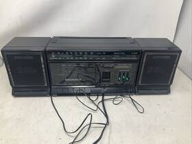 D8270 Magnavox D8270/47 Cassette Radio Boombox Vintage 1987 Tested Working With Speakers
