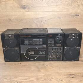 D8850 Magnavox Vintage 80s Cd Soundmachine Boombox Radio Cassette Player Read