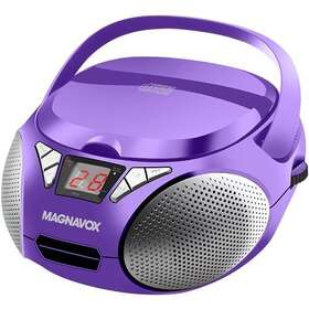 Md6924-pl Magnavox Portable Top Loading Cd Boombox With Am/fm Stereo Radio Inch