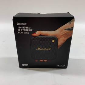 1006059 Marshall Willen Portable Bluetooth Speaker Black