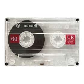 109010 Maxell R Ur60 Cassette Tape Single