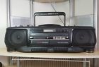 Mcd-z30 Sanyo Vintage Compact Disc Double Cassette Player Recorder Boom Box
