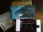 Mcr-44 Randix Vtg Burgundy Portable Am Fm Stereo Cassette Player Recorder