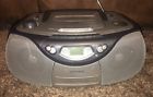 Mcs200sl Magnavox Radio Cd Cassette Tape Stereo Boombox Ghetto Blaster Htf