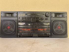 Bd-410 Mecoa Vintage Boombox Discolite Radiocassette Player No Lasonic Conion