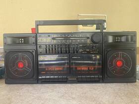 Db-410ss Mecoa Vintage Boombox Discolite Radiorecorder Cassette