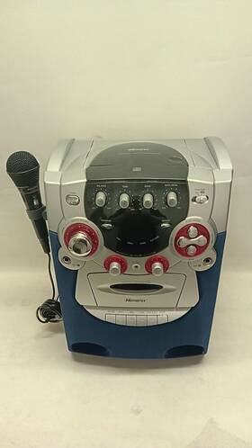 Mks2420 Memorex Cd/cassette Karaoke Player With Single Mic