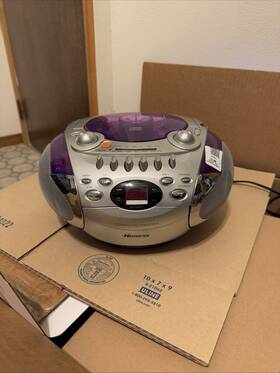 Mp3126pur Memorex Portable Cd/cassette Player With Am/fm Radio Battery Operated