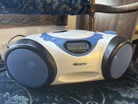 Mp3228-prl Memorex Mp3228 Portable Cd Radio Boho Retro Boom Box Vintage Works Great