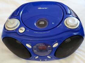 Mp3315 Memorex Cd Player Boombox Blue Tested Working