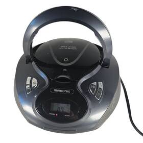 Mp3451-bk Memorex Mp3 Cd Player Boombox Portable Stereo Am/fm Radio Model