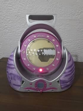 Mga Entertainment 035051257875 Vtg 2003 Bratz Beauty Boombox Working Purple Cd Radio Light Up Mirror