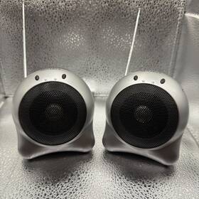 Mbx95 Mini Pair Of Sentry Soundball Am / Fm Radio # Silver