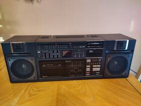 Tx-l50 Mitsubishi Unique 5 Cassette Auto Changer Portable Boombox Audio System