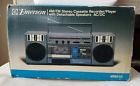 Mm810 Emerson Vintage Stereo Cassette Boombox New 025806020137