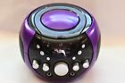 Mo-j082pr Gpx Portable Cd Karaoke Player Boombox Party Machine Purple