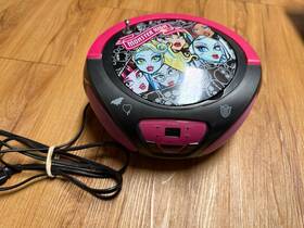 1161113 Monster High Boombox Portable Cd Player Radio 2013 Mattel Works