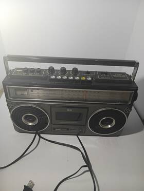 Gen3939a Montgomery Ward Airline Gen 3999a Radio Cassette Boombox Tested Working