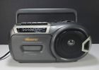 1118 Mp Memorex Mini Boom Box Radio Cassette Recorder Player Model